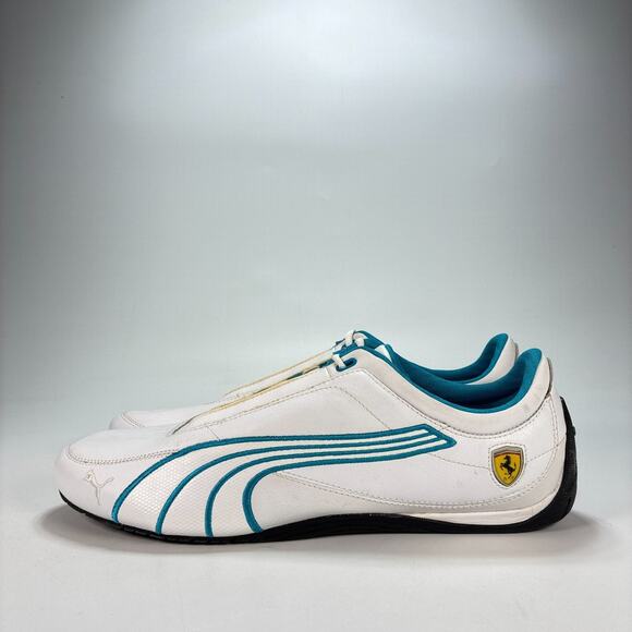Puma Drift Cat 4 SF White Blue Low Top Lifestyle Sneakers 304460-04 Mens Size 13 main image 10